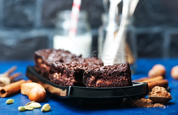 chocolate cake Stock photo © tycoon