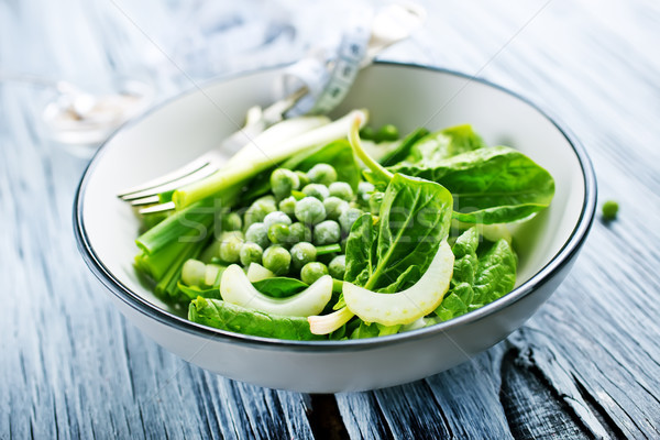 Verde insalata ciotola dieta menu stock Foto d'archivio © tycoon