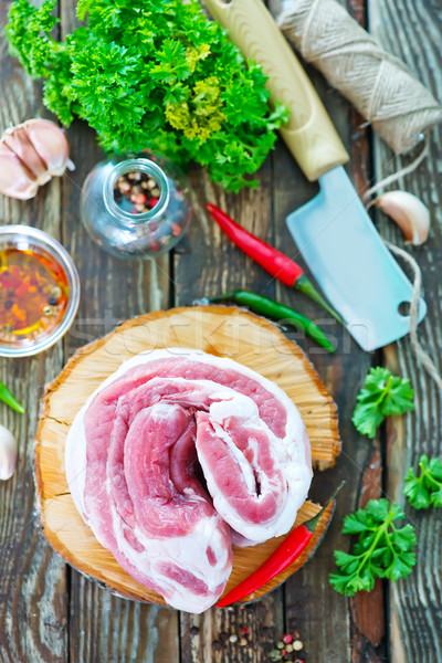 raw meat roll Stock photo © tycoon