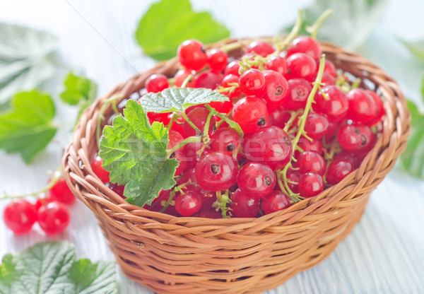 Rood voedsel hout natuur zomer dessert Stockfoto © tycoon