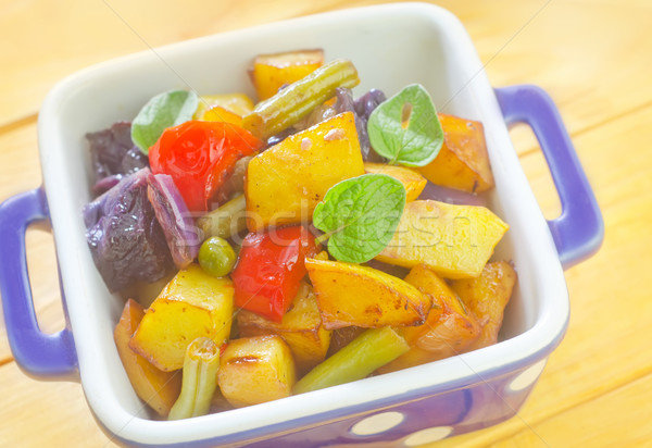 baked vegetables Stock photo © tycoon