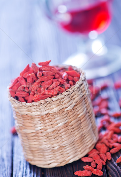 dry red berries Stock photo © tycoon