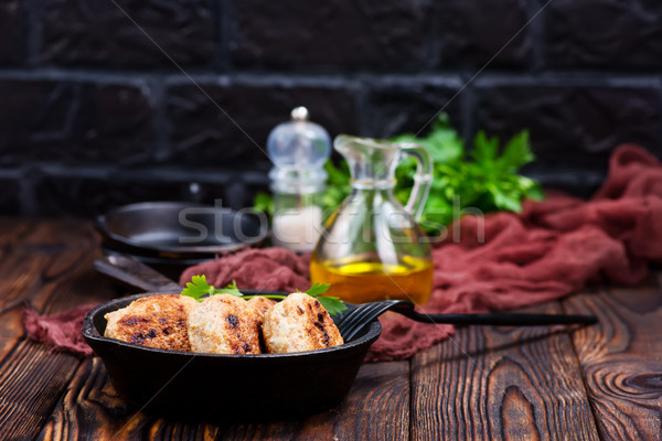 Stock photo: fried cutlets