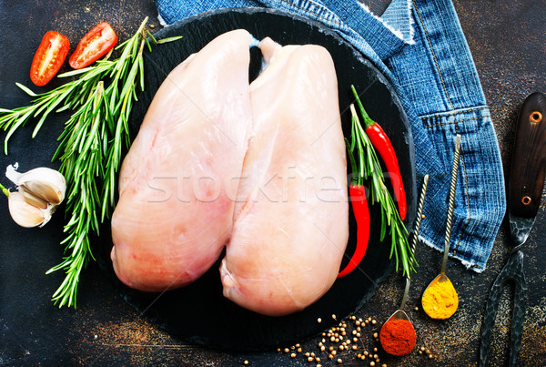 鶏 フィレット スパイス 塩 在庫 写真 ストックフォト © tycoon