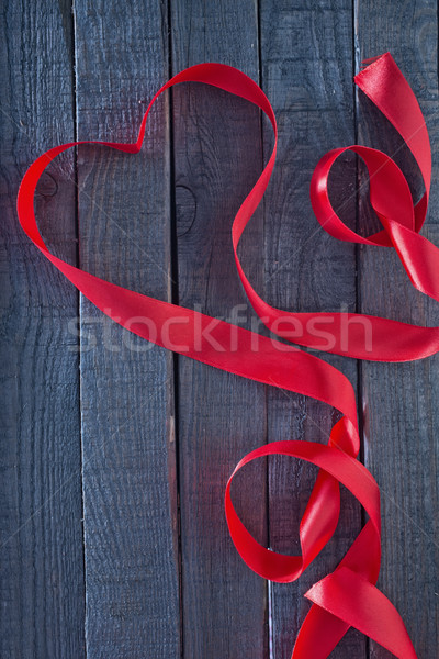 red ribbon Stock photo © tycoon