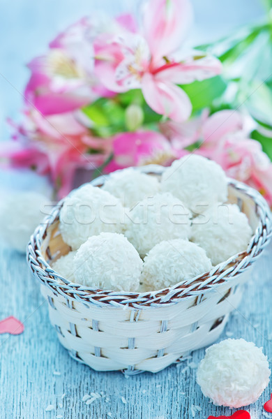 coconut balls Stock photo © tycoon