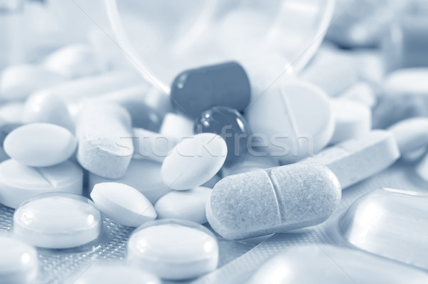 color pills and tablet, the medical means Stock photo © tycoon