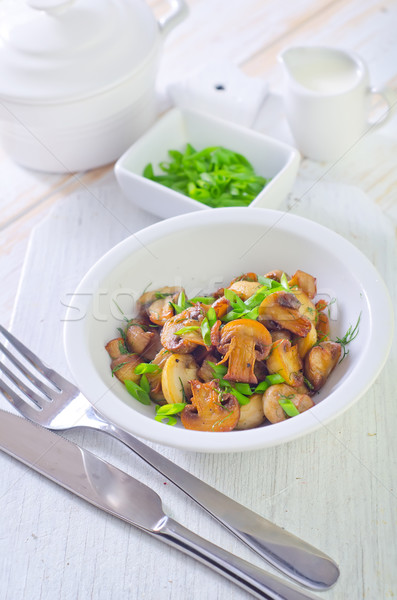 fried mushrooms Stock photo © tycoon