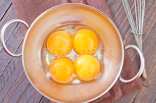 yolks Stock photo © tycoon