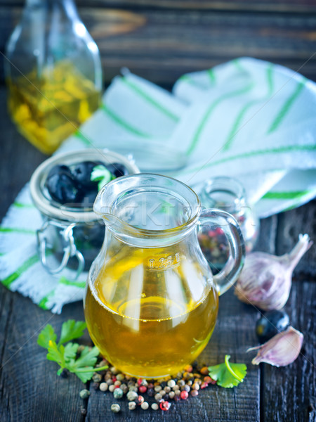 oil and olives Stock photo © tycoon