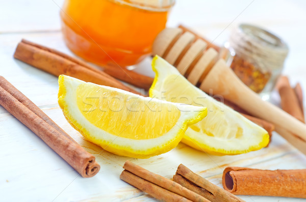 honey,cinnamon,and lemon Stock photo © tycoon