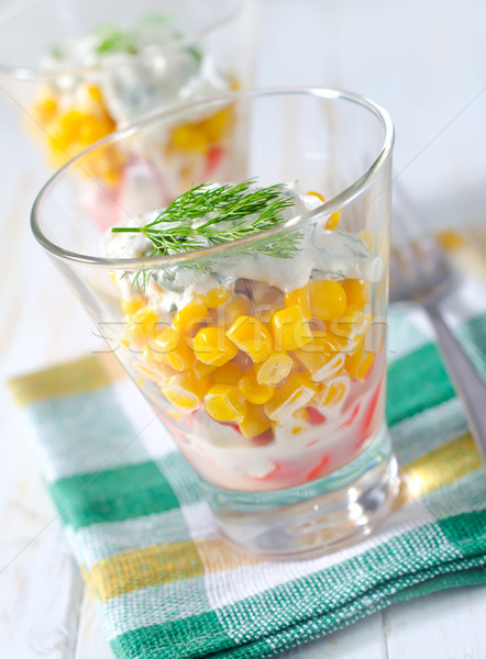 Stock photo: fresh salad