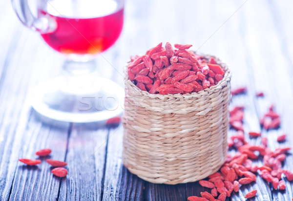 dry red berries Stock photo © tycoon