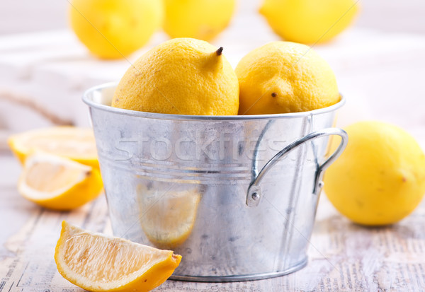 fresh lemons Stock photo © tycoon