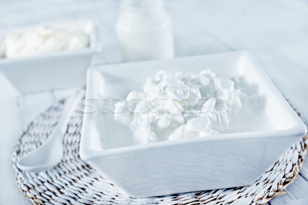 cheese,milk and sour cream Stock photo © tycoon