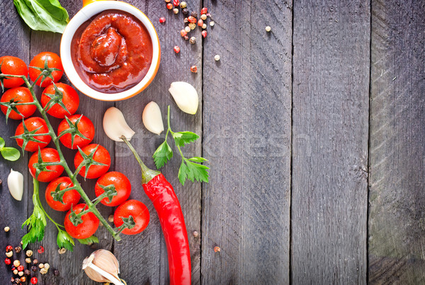 tomato sauce and spice Stock photo © tycoon