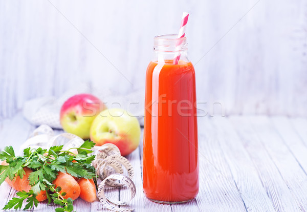 Soku owoce warzyw butelki jabłko szkła Zdjęcia stock © tycoon