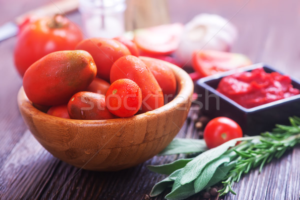 tomato and sauce Stock photo © tycoon