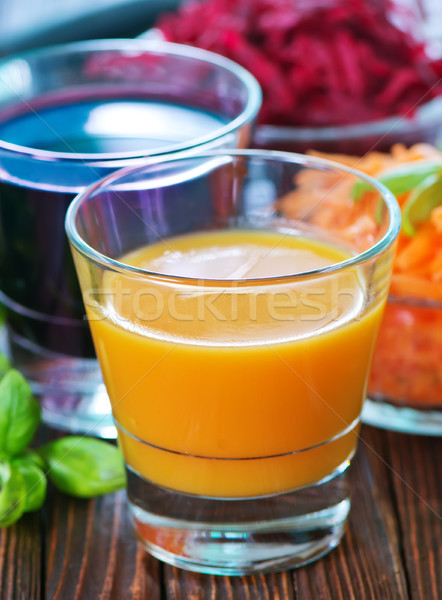 juice in glases Stock photo © tycoon