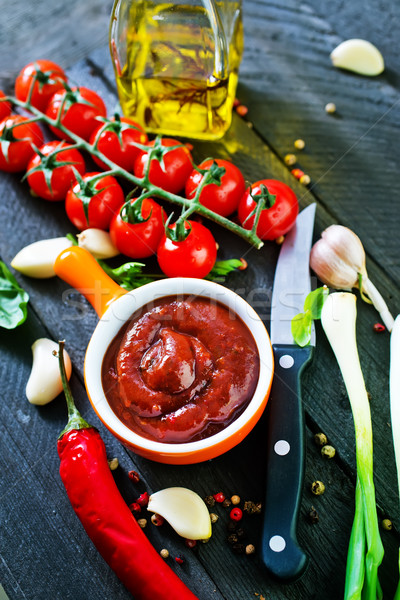 tomato sauce Stock photo © tycoon