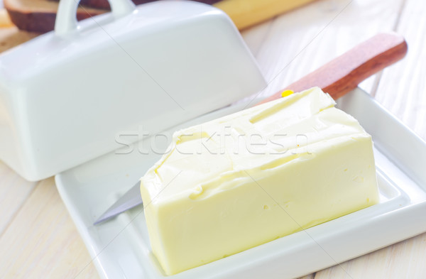 Butter Brot Warenkorb grünen Käse schwarz Stock foto © tycoon