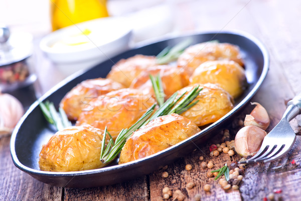 baked potato Stock photo © tycoon
