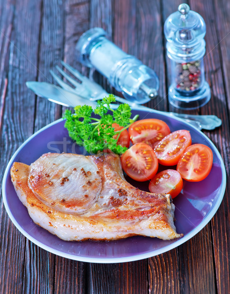 fried steak Stock photo © tycoon