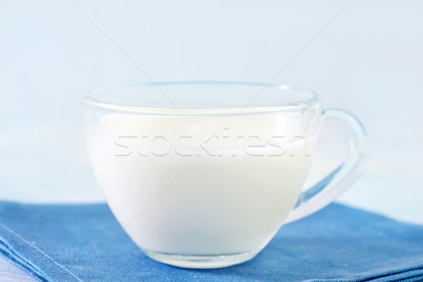 milk in glass Stock photo © tycoon