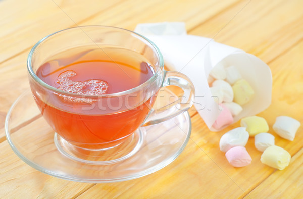 Proaspăt ceai apă portocaliu tabel bea Imagine de stoc © tycoon