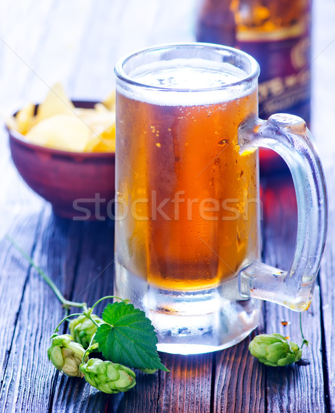 fresh beer Stock photo © tycoon