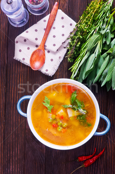 pea soup Stock photo © tycoon