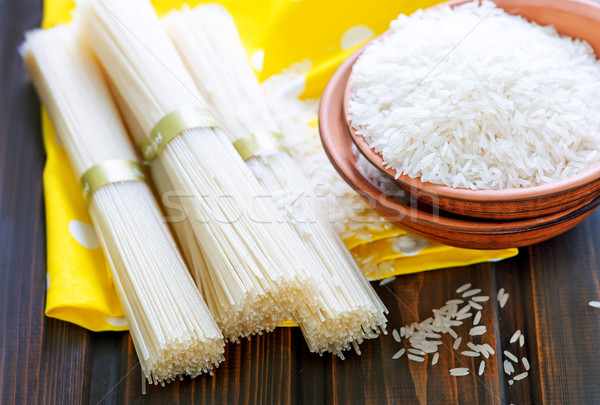 rice noodles Stock photo © tycoon