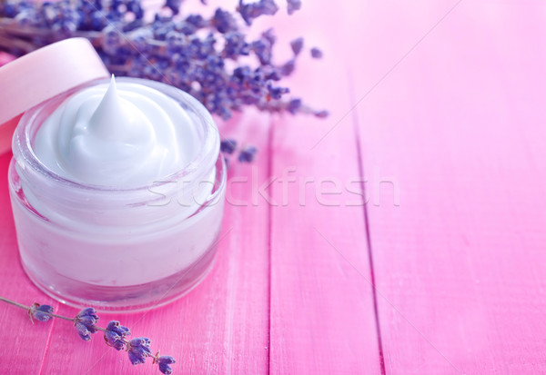 Kozmetikai krém egészség üveg maszk fürdő Stock fotó © tycoon