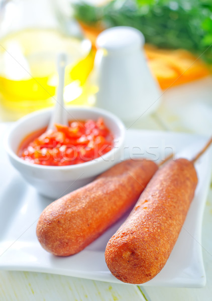 corn dogs Stock photo © tycoon