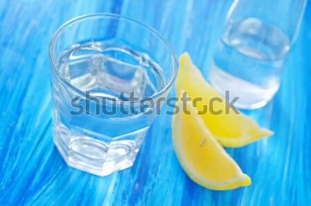 water with lemons Stock photo © tycoon