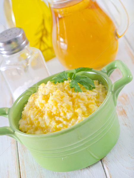 corn porridge Stock photo © tycoon