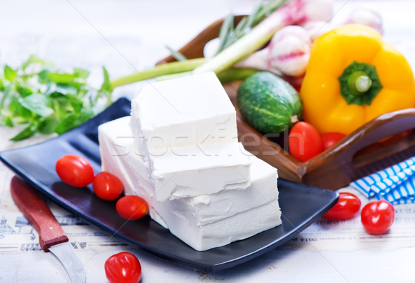 ingredients for greek salad Stock photo © tycoon