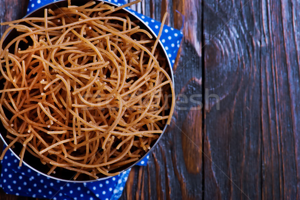 brown pasta Stock photo © tycoon