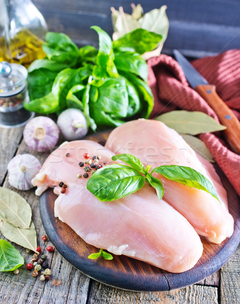 raw chicken Stock photo © tycoon