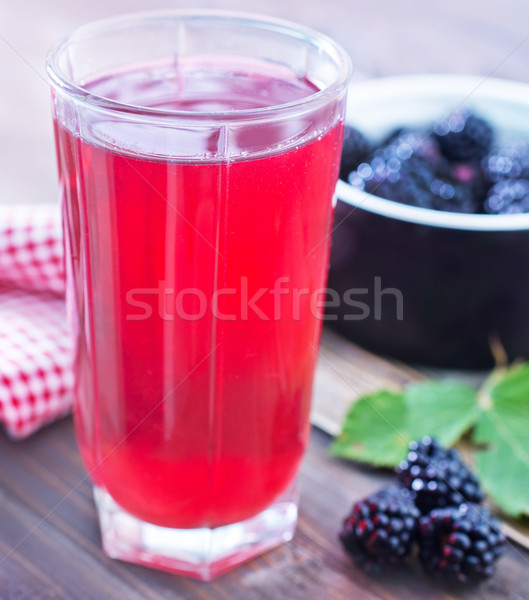 blackberry juice Stock photo © tycoon