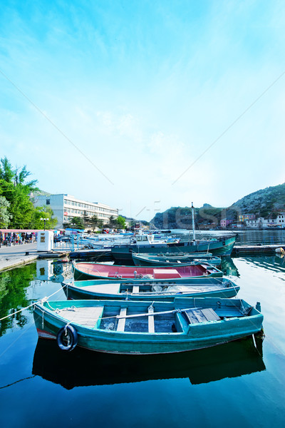 Boats and yachts in port Stock photo © tycoon