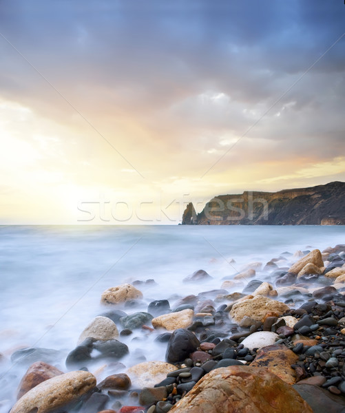 sea on sunset Stock photo © tycoon