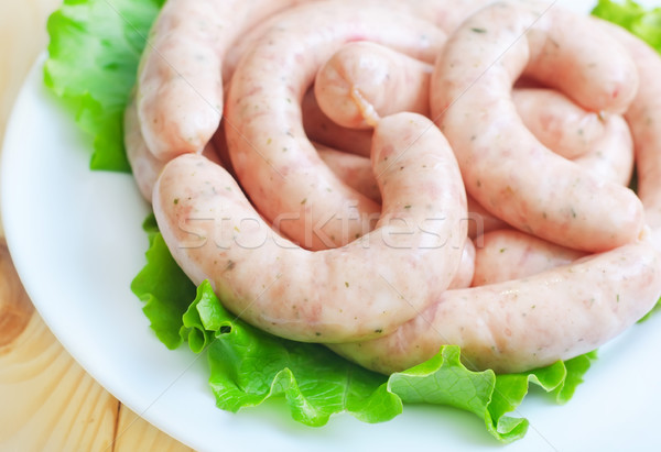 Stock photo: sausages