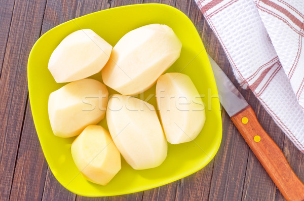 raw potato Stock photo © tycoon