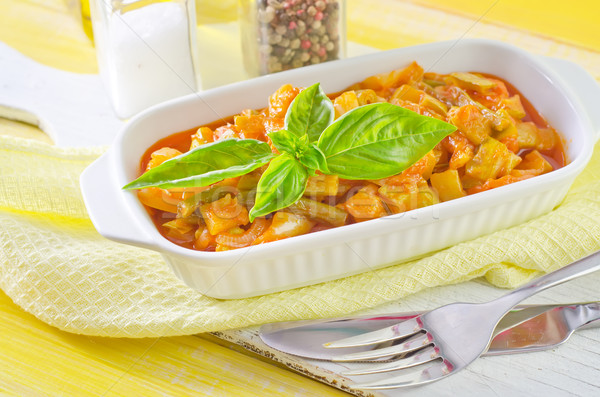 baked vegetables Stock photo © tycoon