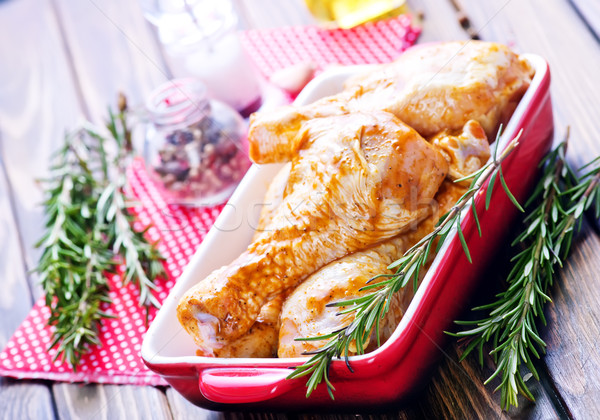 商业照片: 鸡    腿    背景    晚餐    肉类 / raw chicken legs in