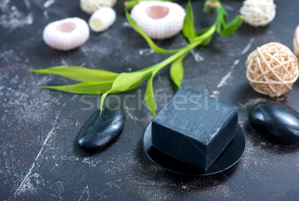 Stockfoto: Spa · objecten · tabel · massage · lichaam · bladeren