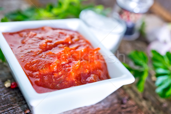 tomato sauce Stock photo © tycoon