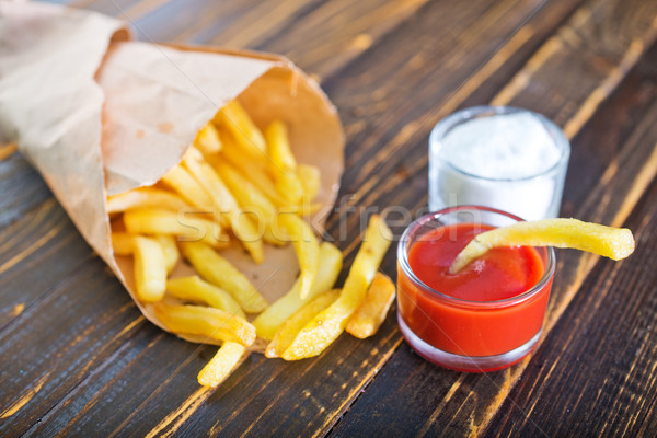 Potatoes fries Stock photo © tycoon