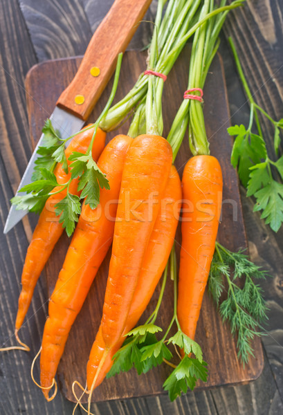 raw carrot Stock photo © tycoon